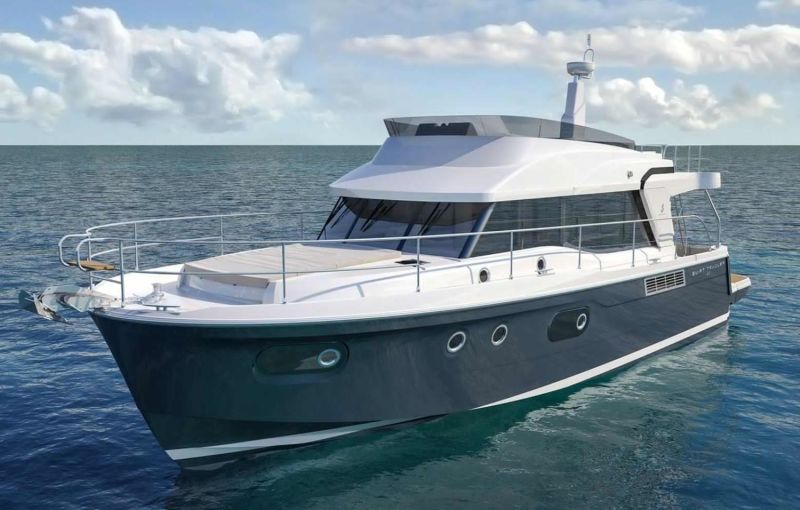 Верфь Beneteau готова представить новую модель моторной яхты Swift Trawler 47